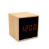 Bambusowy zegar na biurko z alarmem | Katherine drewno V0193-17  thumbnail