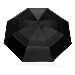 Parasol sztormowy 27" Swiss Peak AWARE™ RPET Black