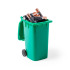 Pojemnik na przybory do pisania "kontener na śmieci" zielony V2565-06 (4) thumbnail
