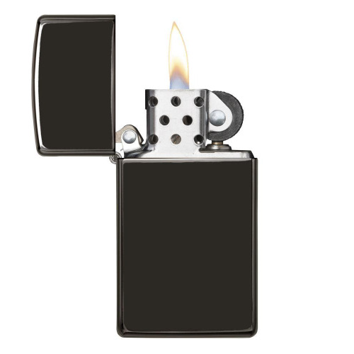 Zapalniczka Zippo Slim Czarny połysk ZIP60001260 (2)