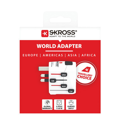 Adapter podróżny SKROSS Pro Biały VSK11-02 (2)