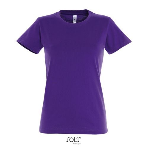 IMPERIAL WOMEN T-SHIRT 190g Dark purple S11502-DA-S 