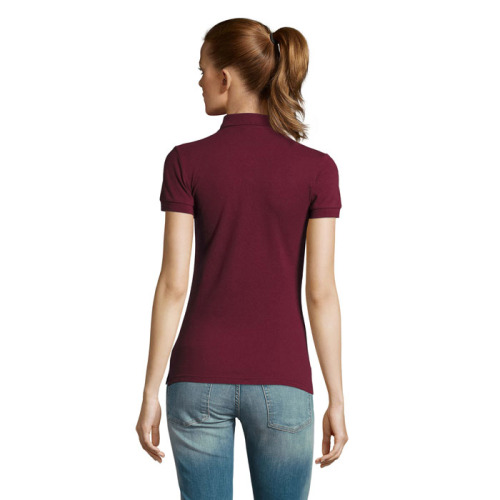 PASSION Damskie POLO 170g Burgundy S11338-BG-L (1)