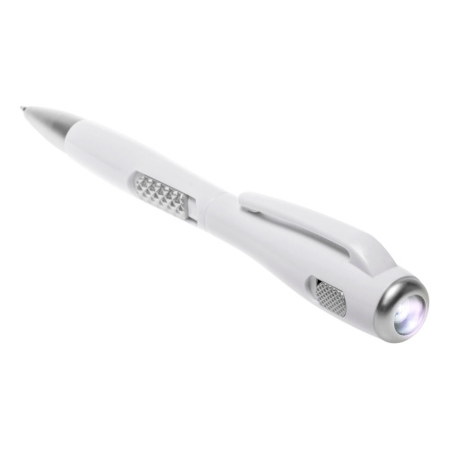 Długopis, lampka LED | Stephen biały V1475-02 (12)