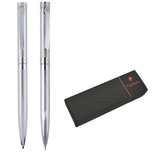 Zestaw piśmienny długopis i ołówek RENEE Pierre Cardin szary B0400900IP307 (1)