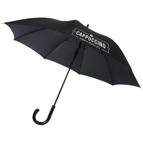 Fontana parasol z funkcją automatycznego otwierania, w optyce karbonowej i z przekrzywioną rączką o wymiarach 23" Czarny 10941390 (1)