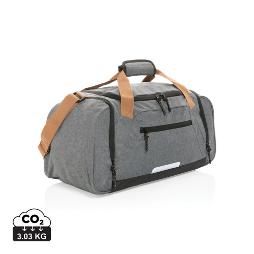 Torba sportowa, podróżna Impact AWARE™ rPET Urban Szary P707.092 (9)