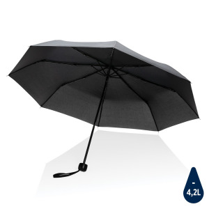Mały parasol automatyczny 21" Impact AWARE rPET czarny