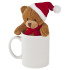 Pluszowy miś świąteczny | Nathan Brown brązowo-czerwony HE261-56 (3) thumbnail