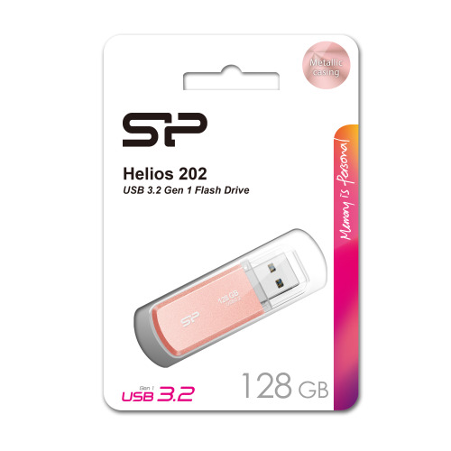 Pendrive Silicon Power HELIOS 202, 3.2 Gen 1, 256GB Różowy EG833811 128GB (1)