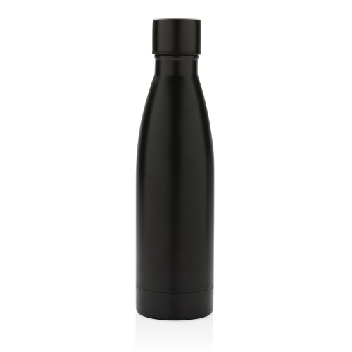 Butelka termiczna 500 ml, stal nierdzewna z recyklingu Black P433.271 (1)