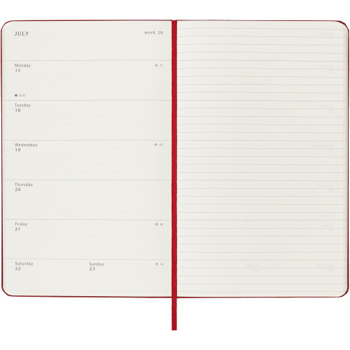 Kalendarz MOLESKINE Czerwony VM399-05/2024 (3)