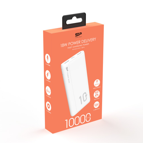 POWER BANK SILICON POWER QP15 10000 MAH Biały EG833106 (4)