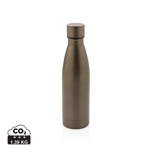 Butelka termiczna 500 ml, stal nierdzewna z recyklingu Brown P433.279 (10)