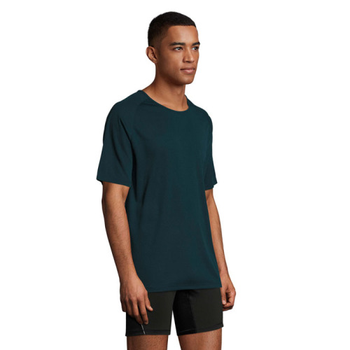 SPORTY Męski T-SHIRT 140g Błękit naftowy S11939-PB-S (2)