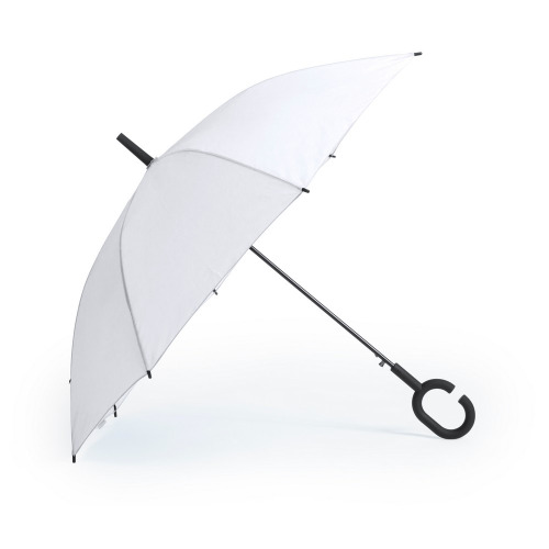 Wiatroodporny parasol automatyczny, rączka C Biały V0492-02 