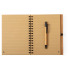 Bambusowy notatnik ok. A5 z długopisem brązowy V0206-16 (7) thumbnail
