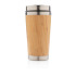 Bambusowy kubek termiczny 450 ml brązowy P432.309 (1) thumbnail