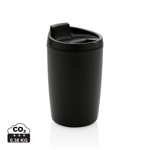 Kubek podróżny 300 ml z PP z recyklingu Black P433.081 (10)