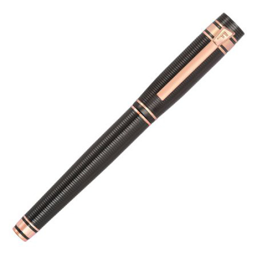 Pióro kulkowe Bold Stripe Gun &amp; Rosegold Szary FSH4705D (1)