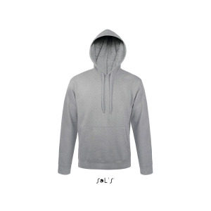 SNAKE sweter z kapturem Grey melange