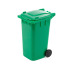 Pojemnik na przybory do pisania "kontener na śmieci" zielony V2565-06 (3) thumbnail
