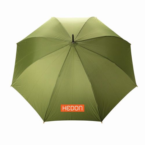 Bambusowy parasol automatyczny 27" Impact AWARE™ rPET Zielony P850.667 (4)