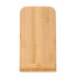 Bambusowa ładowarka bezprzewodowa 10W B'RIGHT, stojak na telefon | Wilder drewno V0349-17 (2) thumbnail