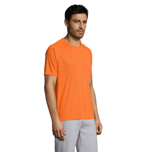 SPORTY Męski T-SHIRT 140g Pomarańczowy S11939-OR-3XL (2)