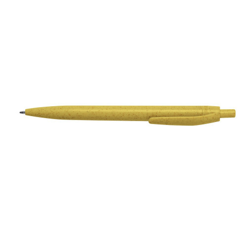 Długopis ze słomy pszenicznej żółty V1979/A-08 (2)