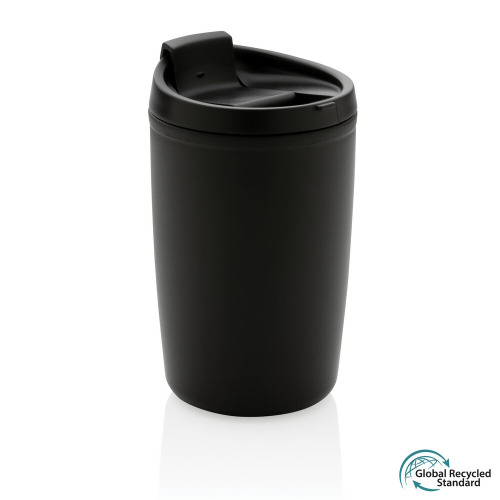 Kubek podróżny 300 ml z PP z recyklingu Black P433.081 