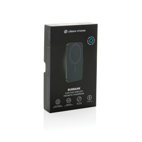 Power bank 3000 mAh Urban Vitamin Burbank, RABS Czarny P322.811 (15)