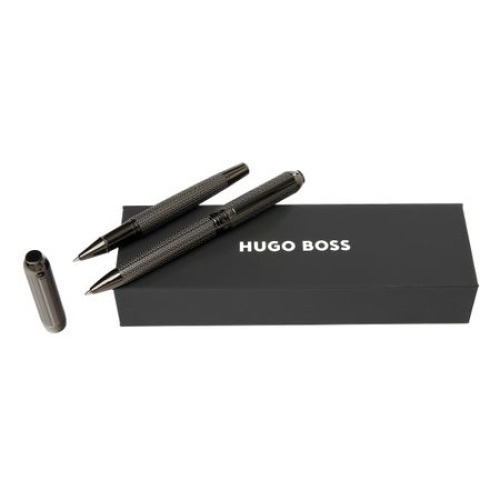 Zestaw upominkowy Hugo Boss pióro kulkowe i długopis - HSI4654D + HSI4655D uniwersalny HPBR465D 