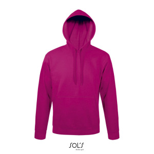 SNAKE sweter z kapturem Fuchsia