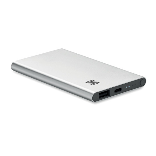 Power Bank 4000 mAh typ C Srebrny mat MO6825-16 (3)