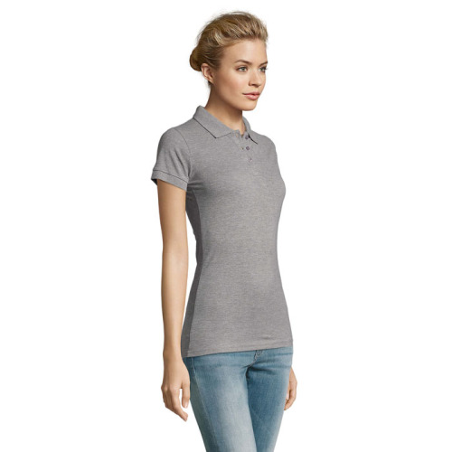 PERFECT Damskie POLO 180g Grey melange S11347-GY-3XL (2)