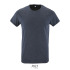 REGENT F Męski T-Shirt 150g Melanż denim S00553-HD-M  thumbnail