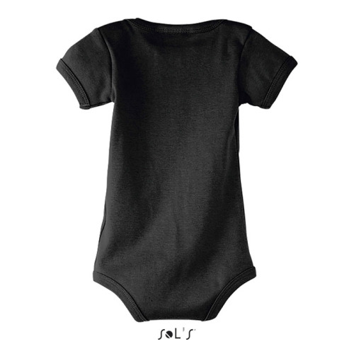 BAMBINO Dziecięce body 180g-WH-XXS Czarny / Czarny Opal S00583-BK-XS (1)