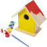 Domek dla ptaków do malowania, farbki i pędzelek drewno V7347-17 (1) thumbnail