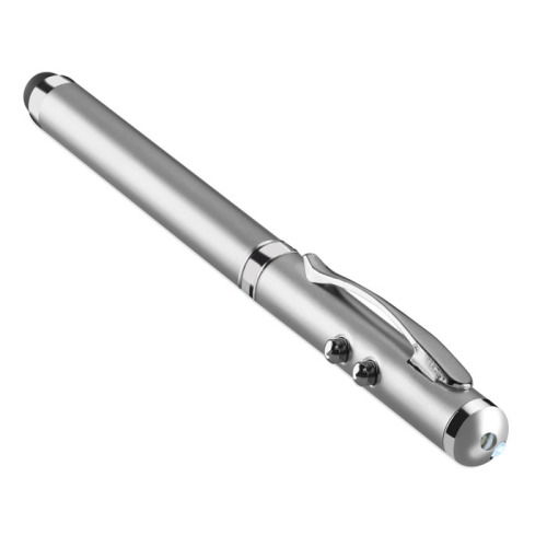 Długopis i wskaźnik laserowy srebrny mat MO8097-16 (2)