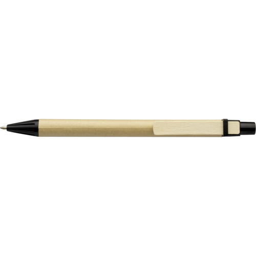 Długopis z kartonu czarny V1194-03 (4)