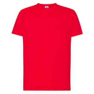 Koszulka męska z okrągłym dekoltem Regular Premium T-Shirt JHK Red