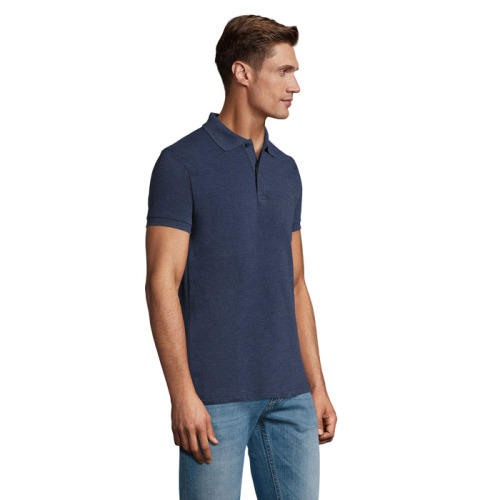 PERFECT Męskie POLO 180g Melanż Denim S11346-HD-XL (2)