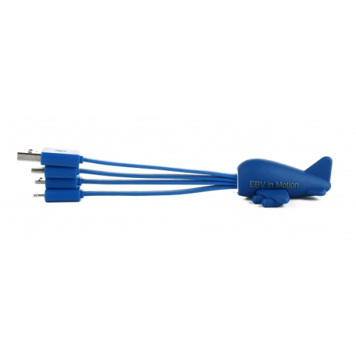 Kabel w indywidualnym kształcie 3w1 Wielokolorowy EG042400 (5)