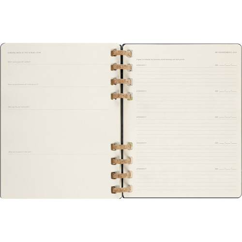 Spiralny kalendarz MOLESKINE Life Czarny VM490-03/2024 (7)