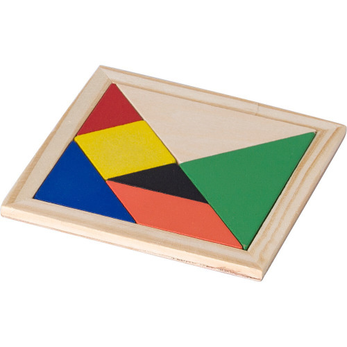 Puzzle tangram, 7 el. Brązowy V1578-16 (1)