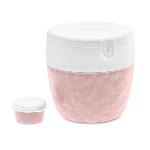 Pojemnik Bento Club organic pink 3198669 Różowy KZL3198669 