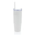 Kubek podróżny 900 ml Tana, plastik z recyklingu biały P437.103 (2) thumbnail