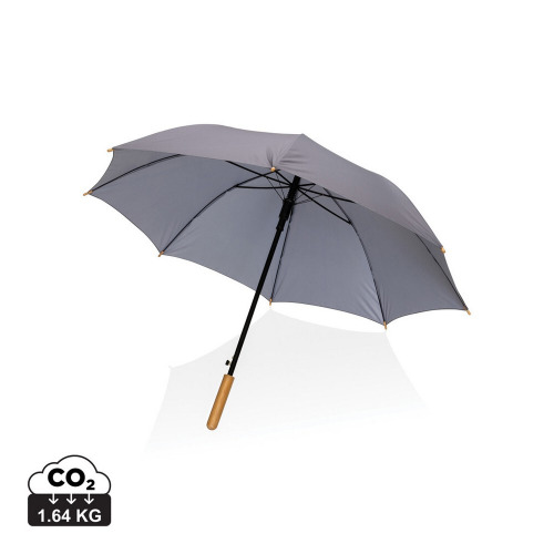 Bambusowy parasol automatyczny 23" Impact AWARE™ rPET Szary P850.652 (4)