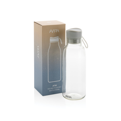 Butelka sportowa 500 ml Avira Atik z RPET Transparentny P438.030 (9)